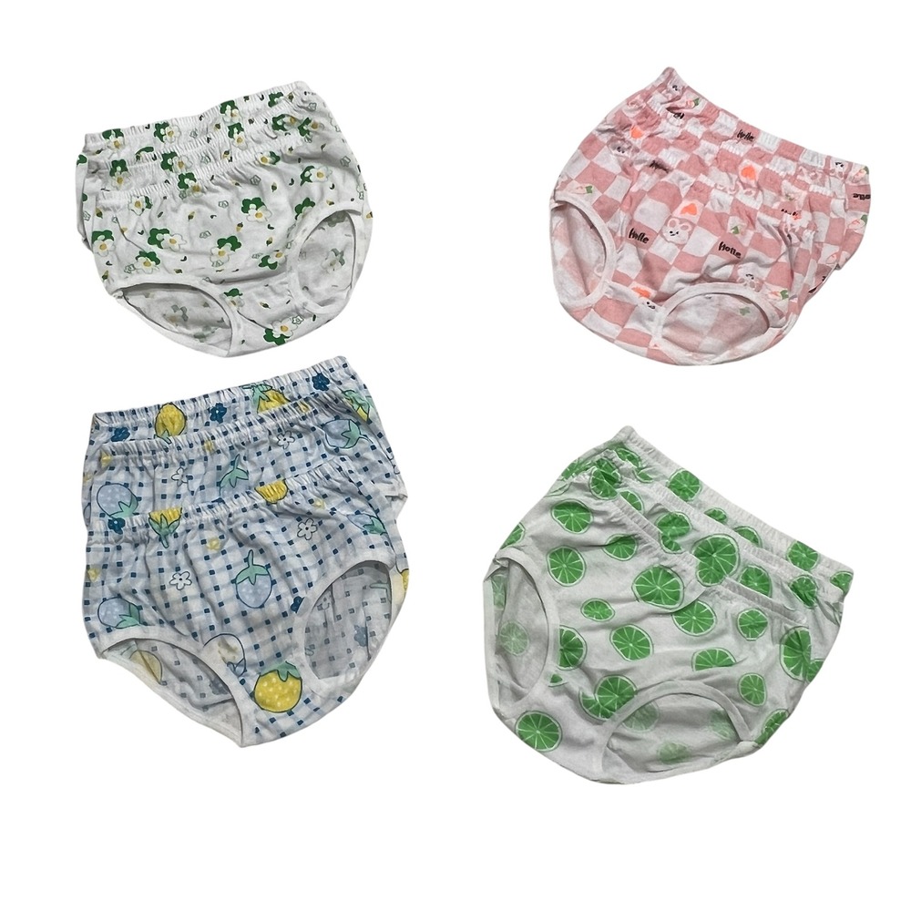 Kids Underwear Girls Bloomers Variety Pack 100% Cotton Size Medium Cute‎ Prints